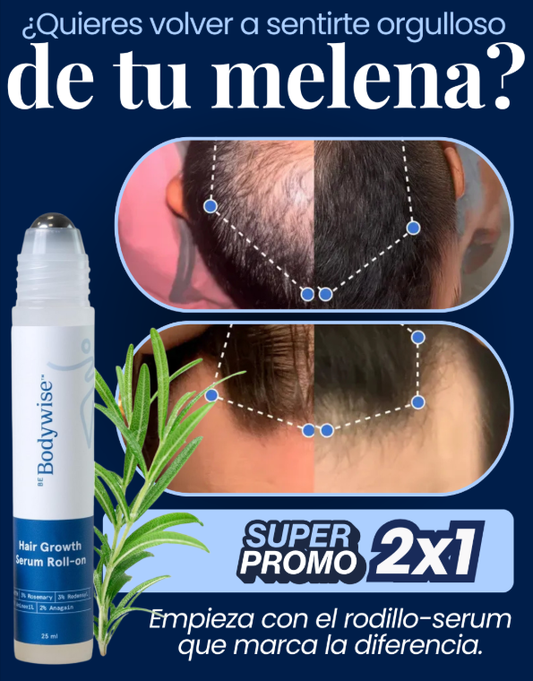 🔥🌱2x BodyWise Hair Growth ✨ Anticaída y Crecimiento Intensivo 💆‍♀️🚚 ¡PROMOCIÓN ESPECIAL!💰