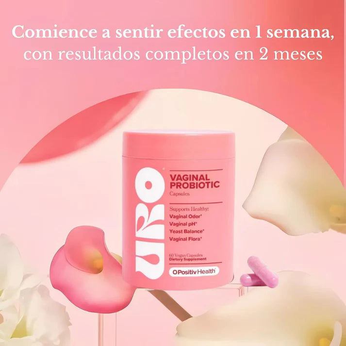 🌸 URO Vaginal Probiotic 💖 Equilibrio Íntimo, Frescura y Confianza Todos los Días 🍏✨